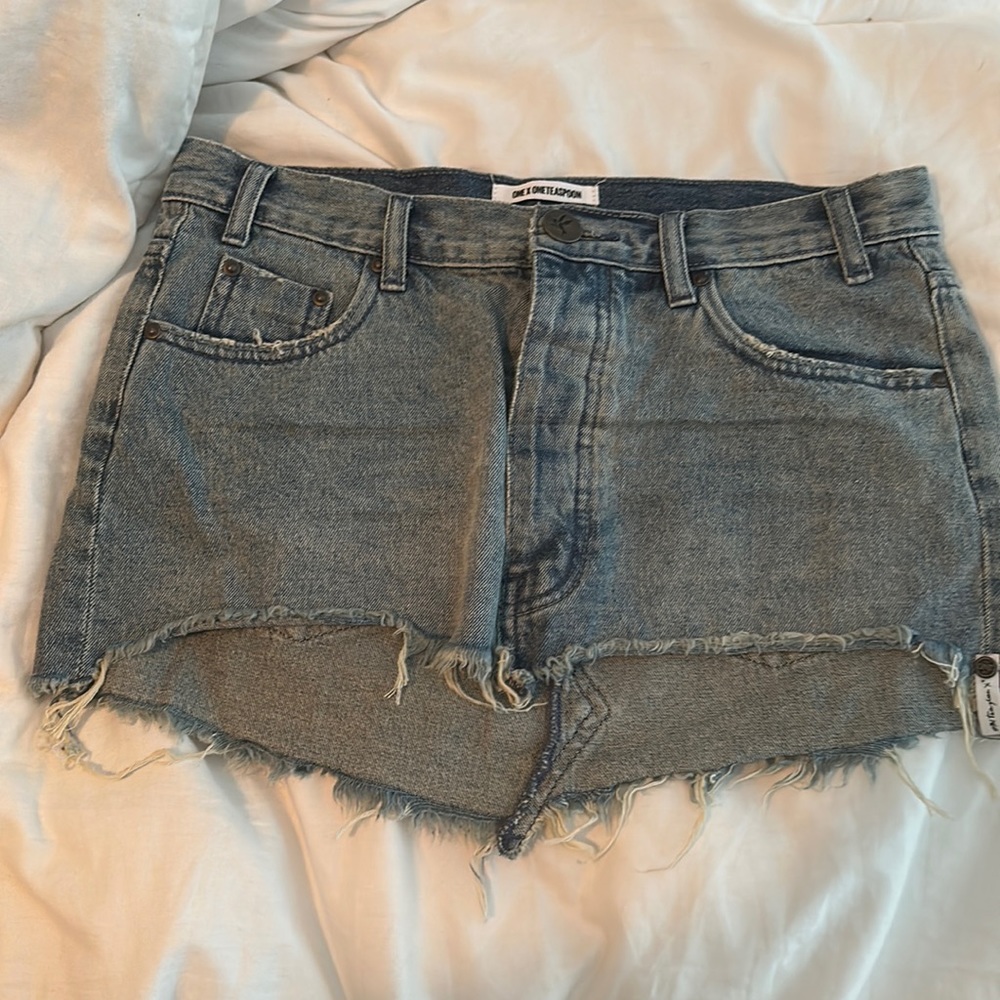 one teaspoon jean skirt